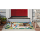 Liora Manne Frontporch Tiki Hut 1536/44 Rug