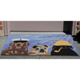 Liora Manne Frontporch 4330/04 Arrf Ye Mateys Ocean Rug