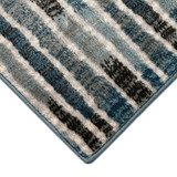 Trans Ocean Liora Manne Soho 7116/03 Stripe Blue Area Rug