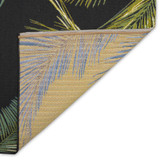 Liora Manne Black Palm Border Rug