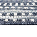 Trans Ocean Liora Manne Malibu 8228/33 Etched Border Navy Area Rug