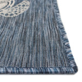 Liora Manne Carmel 8413/33 Sea turtles Navy Area Rug