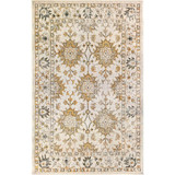 Trans Ocean Liora Manne Carmel 8418/12 Vintage Floral Sand Area Rug