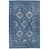 Trans Ocean Liora Manne Carmel 8418/33 Vintage Floral Navy Area Rug