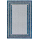 Trans Ocean Liora Manne Carmel 8425/33 Multi Border Navy Area Rug