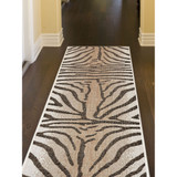 Trans Ocean Liora Manne Carmel 8431/12 Zebra Runner Rug Trans Ocean Liora Manne Carmel 8431/12 Zebra Runner Rug