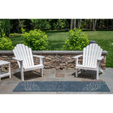 Trans Ocean Liora Manne Carmel 8449/33 School Of Fish Navy Rug