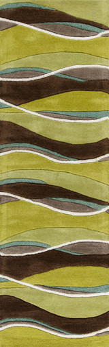 Kas Eternity 1084 Lime Mocha Landscapes Rug