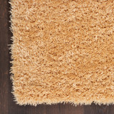 Nourison Lush Shag LSS01 Gold Area Rug