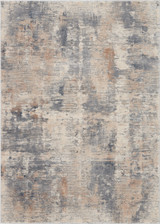 Nourison Rustic Texture RUS05 Beige/Grey Area Rug