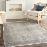 Nourison Starry Nights STN08 Grey Area Rug