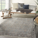 Nourison Starry Nights STN10 Grey/Navy Traditional Rug