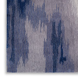 Nourison Symmetry SMM10 Grey/Blue Area Rug