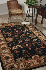 Nourison Black Tahoe TA08 Rug