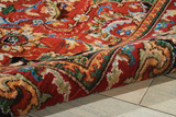 Nourison Timeless TML15 Red Area Rug
