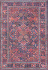 Afshar AFS-10 Navy Blue Traditional Rug