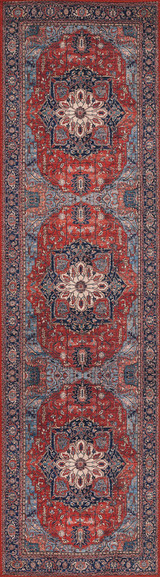 Momeni Alshar AFS-37 Red Medallion Rug