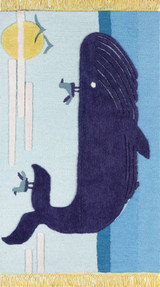 Novogratz ATC-2 Whale Blue Area Rug