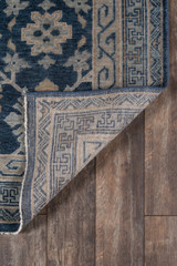 Momeni Banaras BNR-1 Navy Blue Area Rug