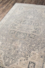 Momeni Banaras BNR-4 Grey Hand-knotted Rug