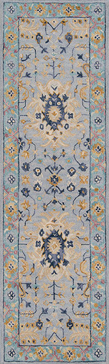 Tangier TAN-30 Blue Rug Runner