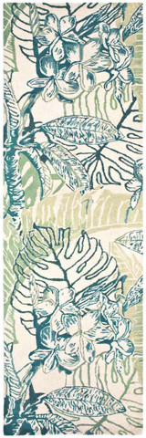 Kas Sparta 3184 Ivory/Green Rug