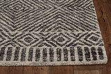 Kas Hudson 2463 Grey/Black Rug Corner