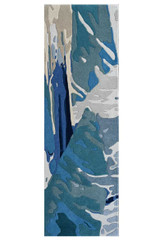 Kas Cove 3006 Ivory Blue Illusion Runner Rug