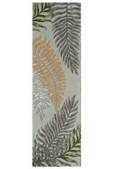 Kas Cove 3007 Seafoam Ferns Runner Rug