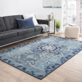 Jaipur Living Kai KAI06 Modify Moonlight Blue & Peacoat Rug Room