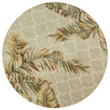Kas Sparta 3153 Tropical Mosaic Round Rug