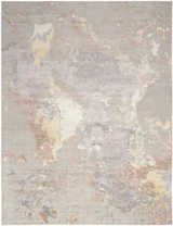 Nourison Silk Shadows SHA20 Silver Area Rug