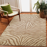 Trans Ocean Ravella 2033-19 Zebra Brown Rug Room