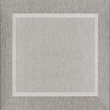 Recife Stria Texture Taupe Square Rug