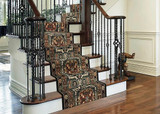 Couristan Timeless Treasures Ebony Stair Runner