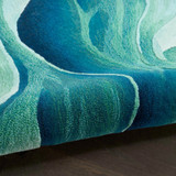 Prismatic PRS42 Silver Green Contemporary Rug