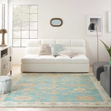Odessa ODS03 Aqua Blue Rug