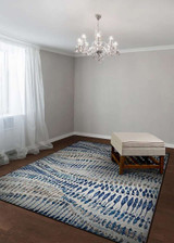Easton Charles 6842/6151 Blue Abstract Rug