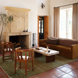 Saga Origin Green Solid Rug