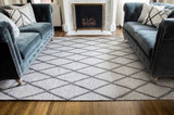 Erin Gates Langdon Charcoal Rug in living room