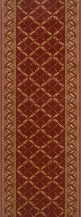 Stanton Anastasia Claret Red Stair Runner