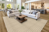 Loma Plaster 35753 Wool Custom Rug in living room