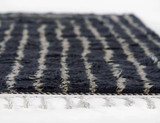 Momeni Neo Moroccan NEM-4 Navy Shag Rug - Fringe View