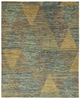Kaleen Sikri SIR09-05 Gold Geometric Area Rug