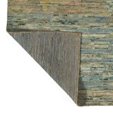 Kaleen Sikri SIR09-05 Gold Geometric Area Rug Detail rug backing view