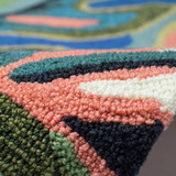 Liora Manne Capri Aqua Floral Rug