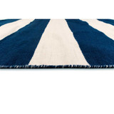 Liore Manne Sorrento 6302/33 Rugby Stripe Area Rug - Detailed side view