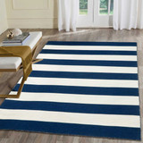 Liore Manne Sorrento 6302/33 Rugby Stripe Area Rug - Sun Room View