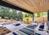Liora Manne Sorrento 6301/03 Tribeca Water Rug - covered patio view