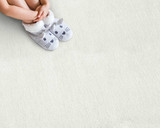 Stanton Splendor Smitten Snow Nylon Area Rug - close-up view